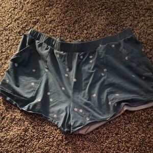 Stars Above Blue Polka Dot Sleep Shorts